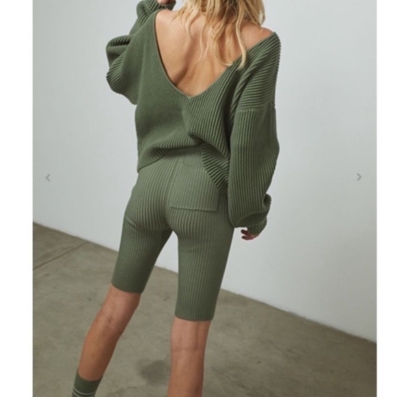 Brand New Lunya Cozy Cotton Silk Ribbed Bike Shorts - Picture 3 of 3